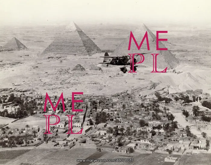: Westland Lysander over the Great pyramids : Westland Lysander over the Great pyramids