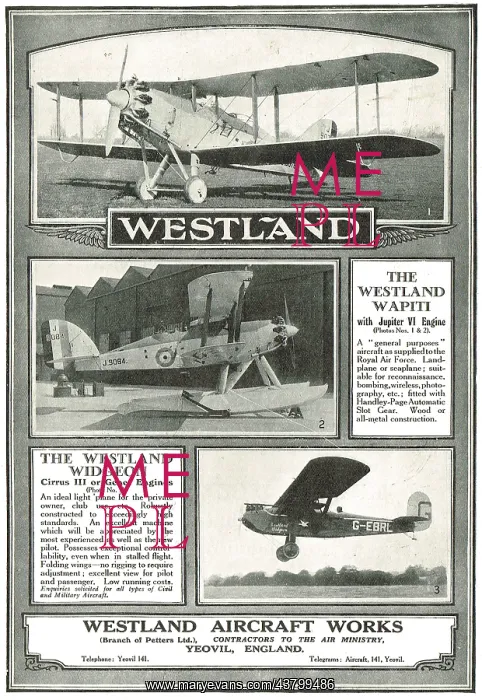 : Westland Wapiti (Jupiter VI Engine) J9084 : Westland Wapiti (Jupiter VI Engine) J9084