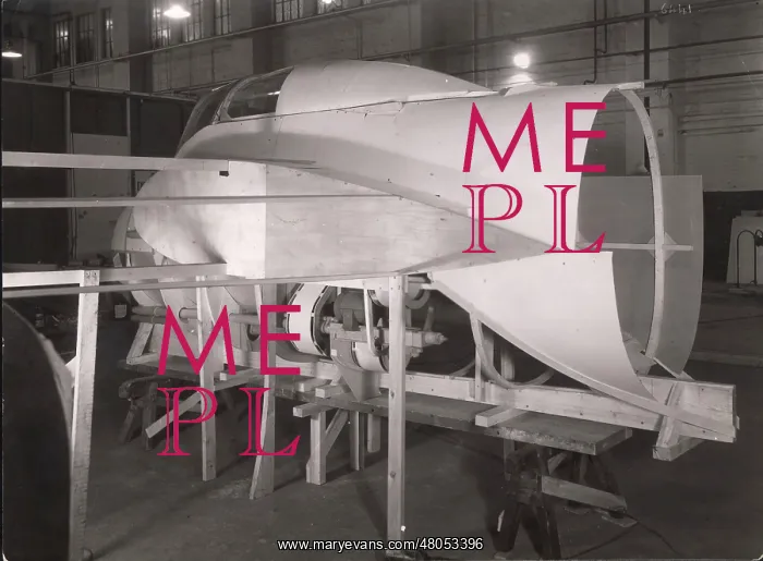 : Westland Welkin fuselage mock-up : Westland Welkin fuselage mock-up