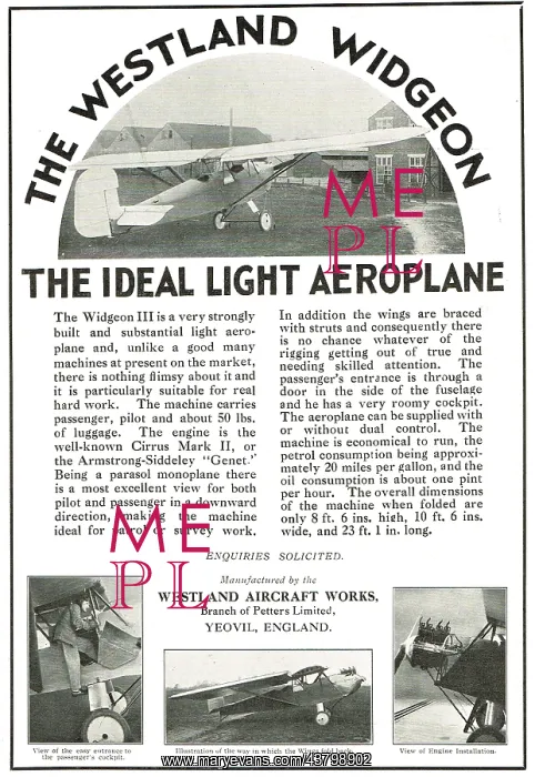  : Westland Widgeon III