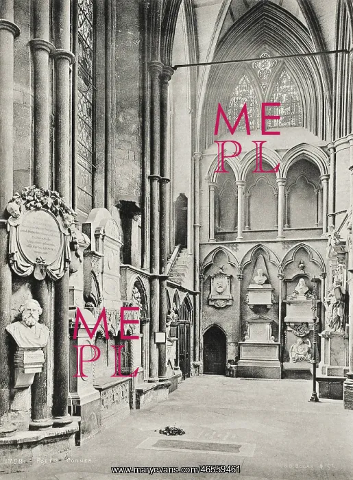: Westminster Abbey - Poet's Corner : Westminster Abbey - Poet's Corner