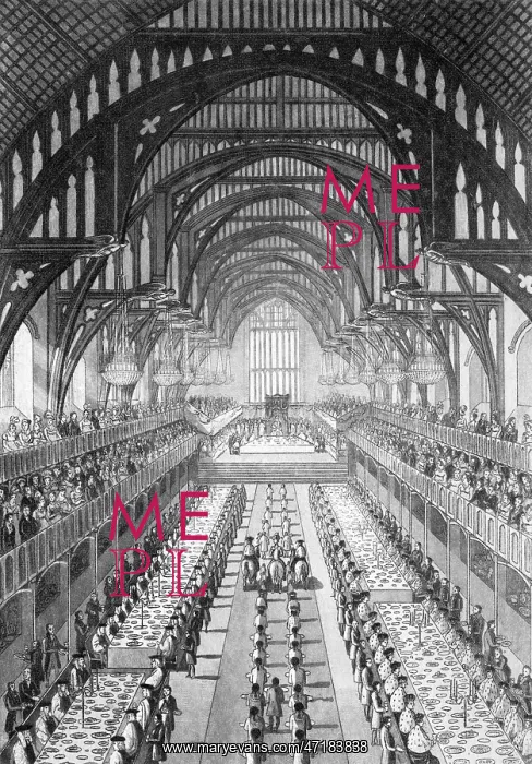 : WESTMINSTER HALL 1821 : WESTMINSTER HALL 1821