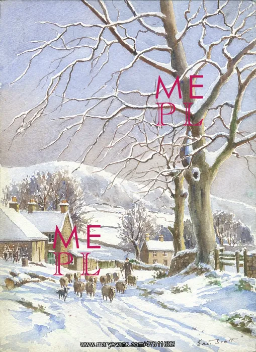 : A Westmoreland Lane in Winter : A Westmoreland Lane in Winter
