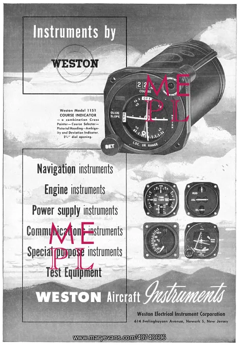 : Weston Aircraft Instruments (USA) : Weston Aircraft Instruments (USA)
