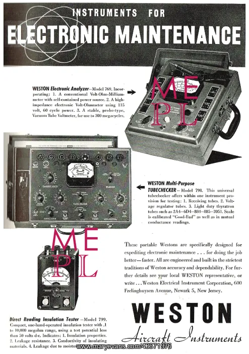 : Weston Aircraft Instruments - Weston : Weston Aircraft Instruments - Weston