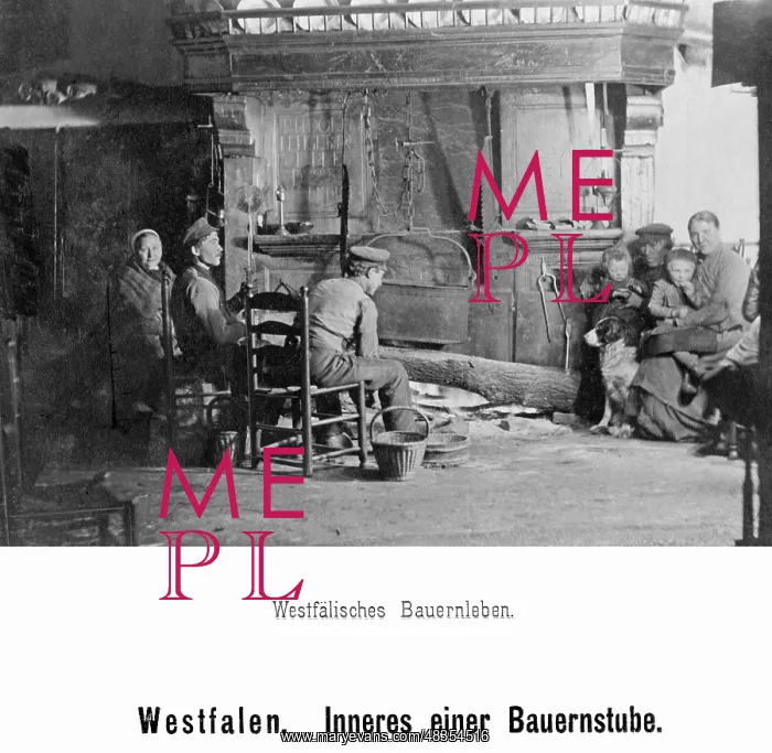 : Westphalian farm life, around 1900 : Westphalian farm life, around 1900