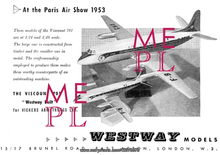 : Westway Aircraft Models For Display & Development : Westway Aircraft Models For Display & Development