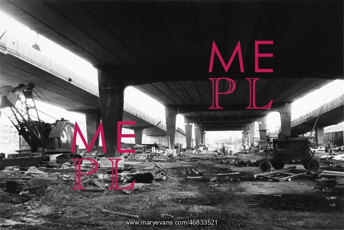 : The Westway under construction : The Westway under construction