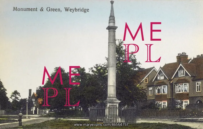 : Weybridge, Surrey - The York Column (Monument) : Weybridge, Surrey - The York Column (Monument)