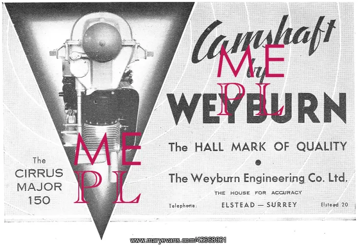 : Weyburn Engineering Aero Engine Camshafts : Weyburn Engineering Aero Engine Camshafts