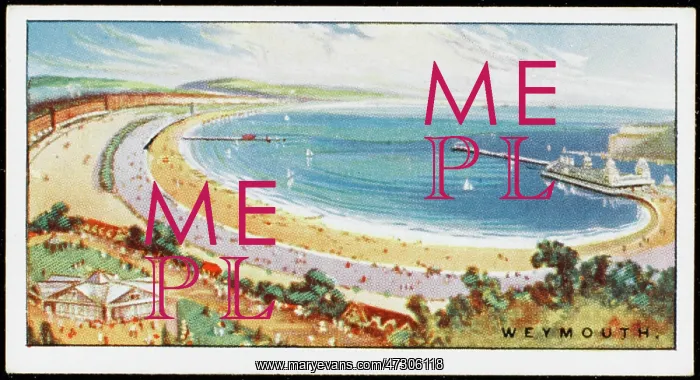  : WEYMOUTH / BAY / CIG CARD