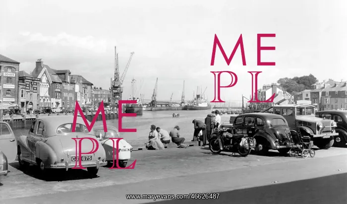  : Weymouth, the Harbour c1955
