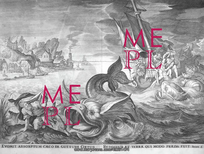  : The whale spits Jonah out