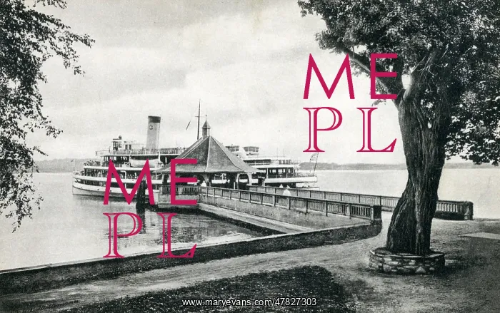 : The Wharf on the Potomac River at Mount Vernon : The Wharf on the Potomac River at Mount Vernon