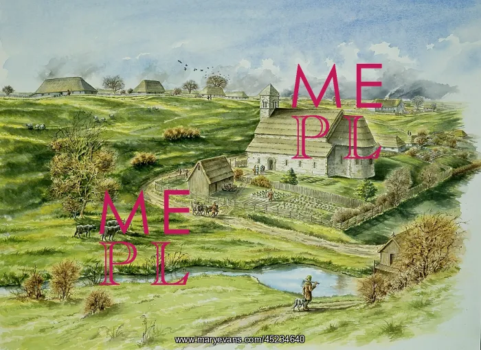 : Wharram Percy Medieval Village : Wharram Percy Medieval Village