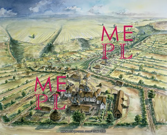 : Wharram Percy Medieval Village : Wharram Percy Medieval Village