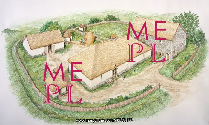 : Wharram Percy Medieval Village : Wharram Percy Medieval Village