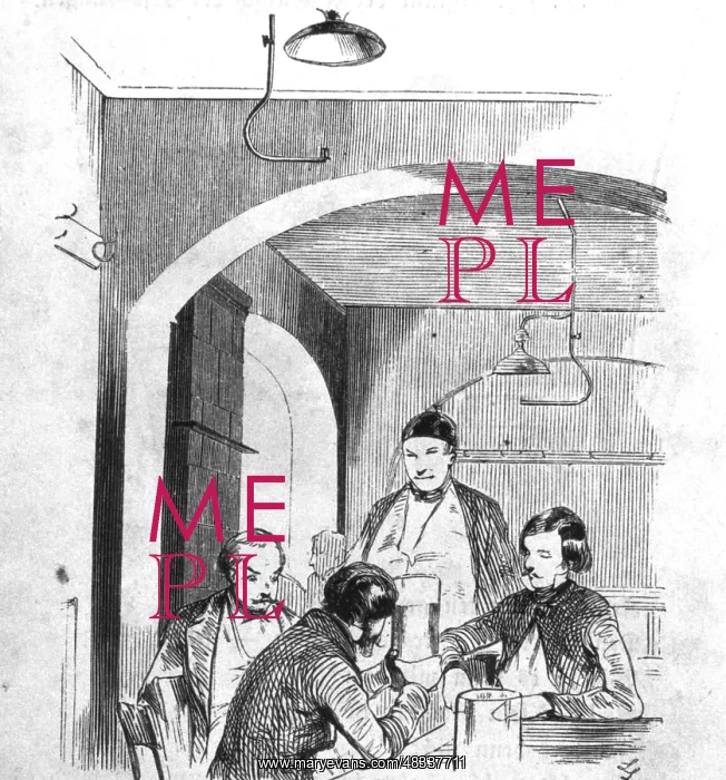 : Wheat beer tavern in Berlin, around 1840 : Wheat beer tavern in Berlin, around 1840