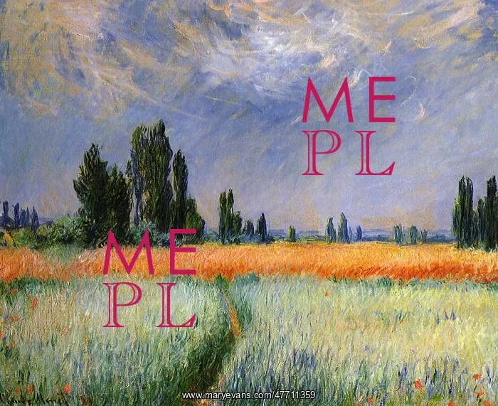  : The Wheat Field, by Monet