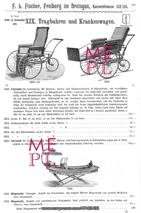 : WHEELCHAIRS &C