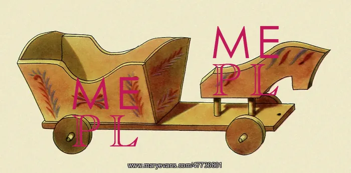 : Wheeled Horse and Wagon : Wheeled Horse and Wagon