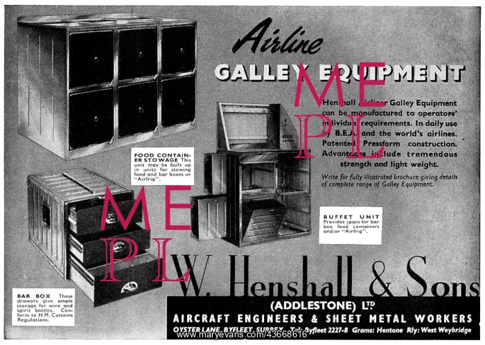 : W.Henshall. Aircraft Engineers, Sheet : W.Henshall. Aircraft Engineers, Sheet