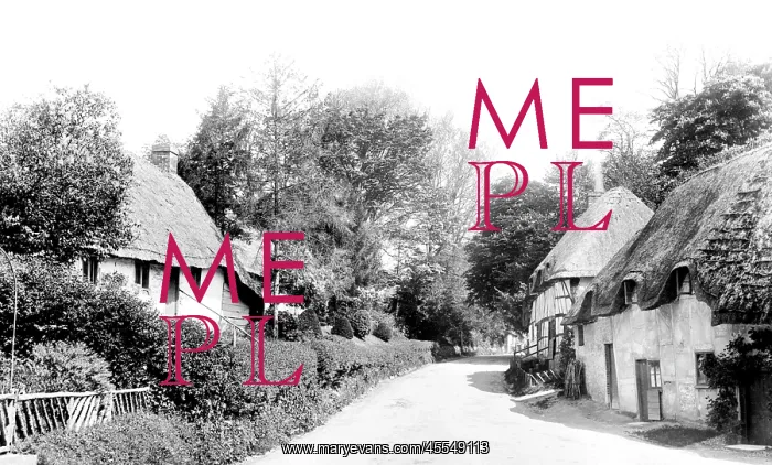  : Wherwell, Village 1901