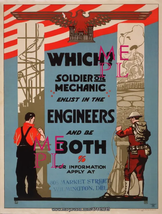 : Which? Soldier or mechanic - Enlist in the Engineers and be : Which? Soldier or mechanic - Enlist in the Engineers and be