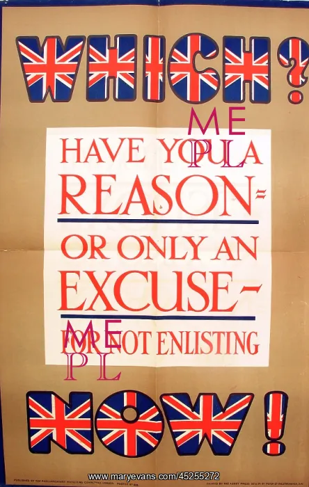 : WHICH.AN EXCUSE - FOR NOT ENLISTING NOW ! : WHICH.AN EXCUSE - FOR NOT ENLISTING NOW !