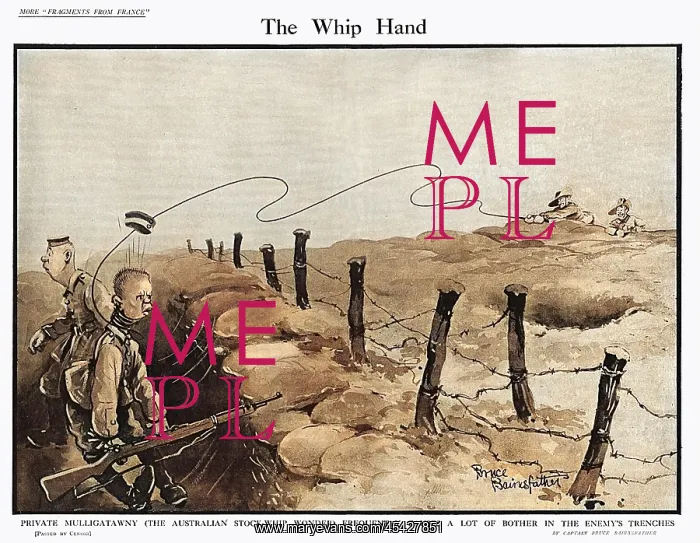 : The Whip Hand, by Bairnsfather : The Whip Hand, by Bairnsfather