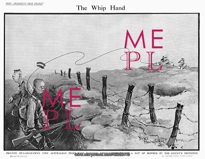 : The Whip Hand, by Bairnsfather : The Whip Hand, by Bairnsfather