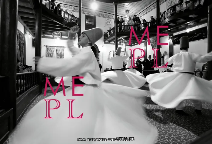 : Whirling dervishes, Bursa, Turkey : Whirling dervishes, Bursa, Turkey