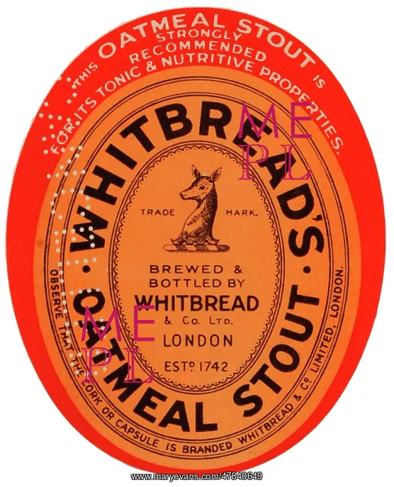 : Whitbread's Oatmeal Stout : Whitbread's Oatmeal Stout