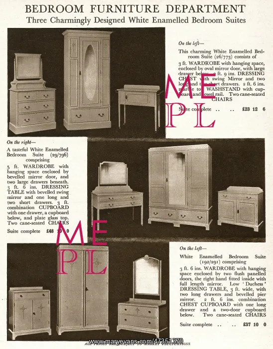 : White bedroom suites 1929 : White bedroom suites 1929