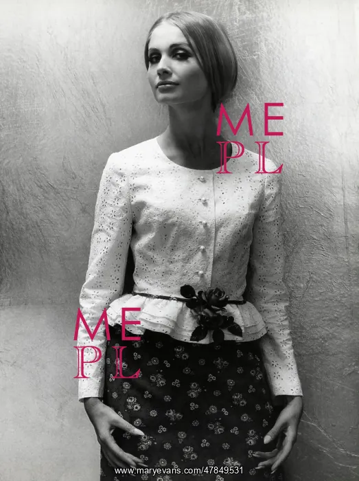 : White blouse and dark floral pattern skirt : White blouse and dark floral pattern skirt