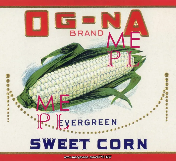  : White Corn Label