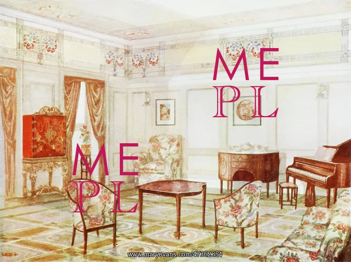: A WHITE DRAWING ROOM : A WHITE DRAWING ROOM