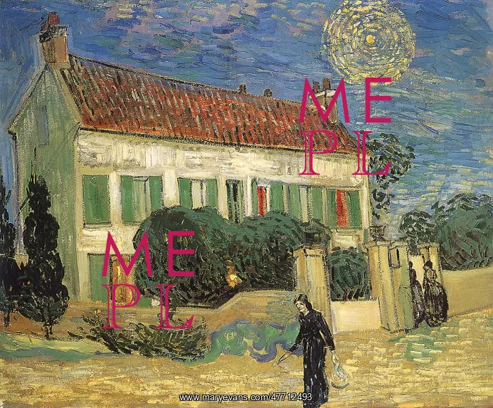 : White House at Night, by Van Gogh : White House at Night, by Van Gogh