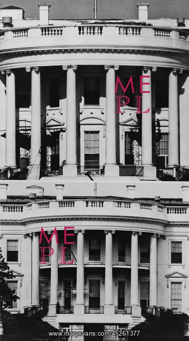 : White House South Portico before and after the : White House South Portico before and after the