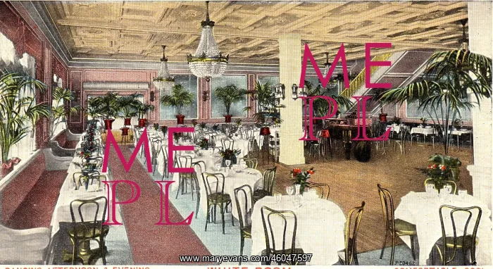 : The White Room at the Palais de Danse Restaurant : The White Room at the Palais de Danse Restaurant