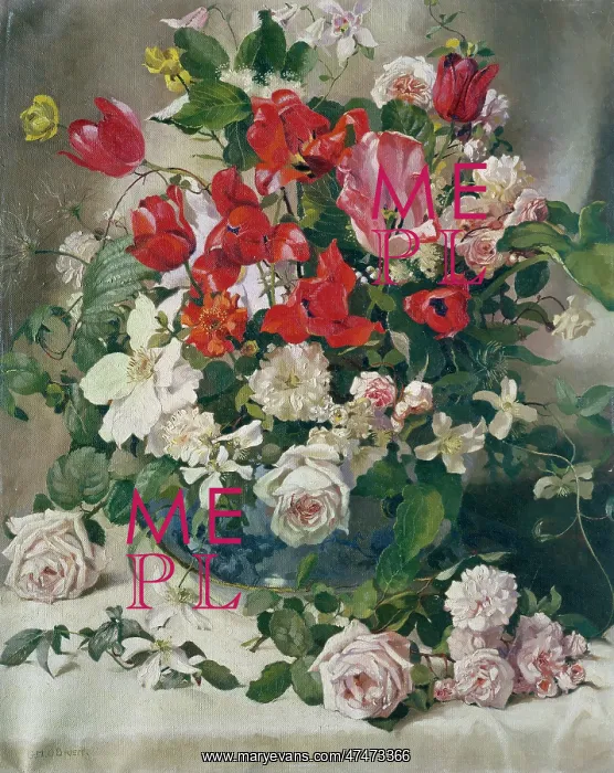 : White Roses and Red Tulips : White Roses and Red Tulips