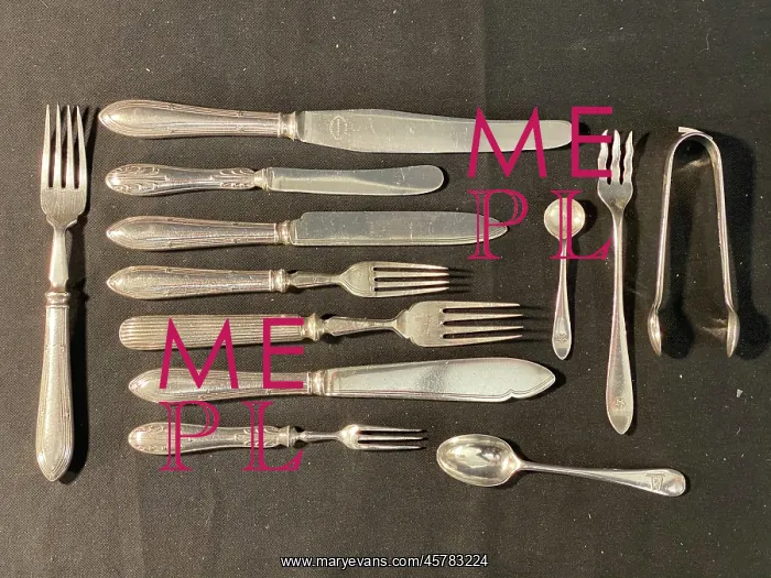 : White Star Line - assorted silver plated cutlery : White Star Line - assorted silver plated cutlery