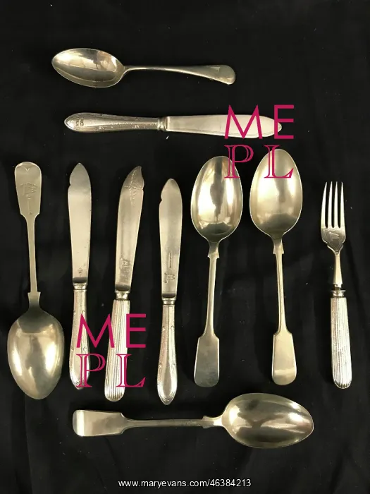 : White Star Line - collection of cutlery : White Star Line - collection of cutlery