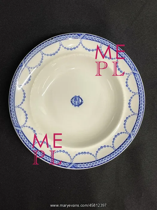 : White Star Line, Copeland Spode OSNC soup bowl : White Star Line, Copeland Spode OSNC soup bowl