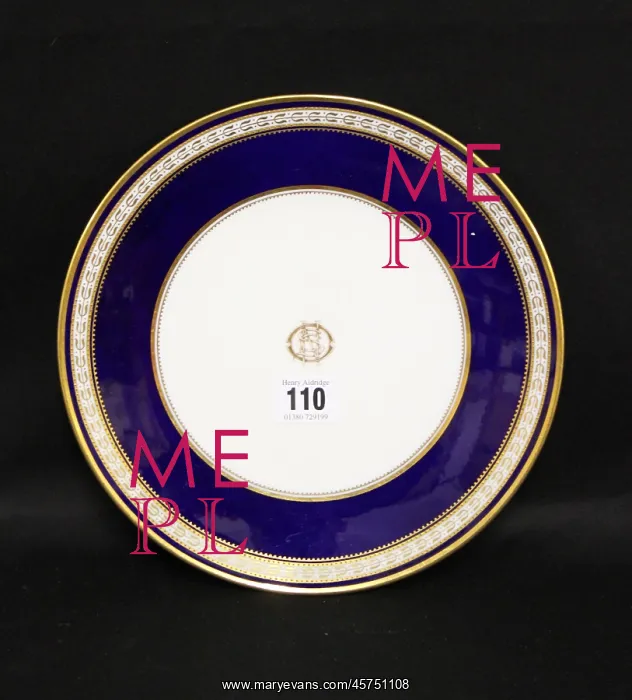 : White Star Line - Copeland Spode plate : White Star Line - Copeland Spode plate
