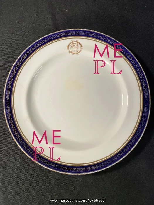 : White Star Line - Copeland Spode side plate : White Star Line - Copeland Spode side plate