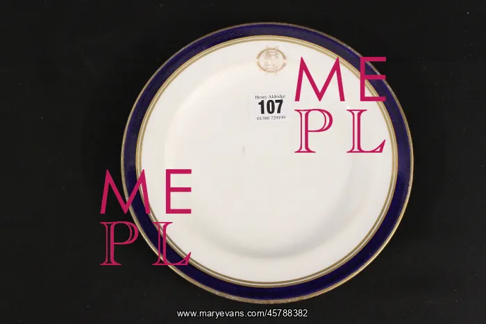 : White Star Line - Copeland Spode side plate : White Star Line - Copeland Spode side plate