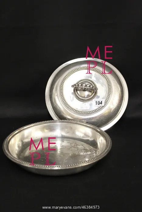 : White Star Line - Elkington plate serving tureen : White Star Line - Elkington plate serving tureen