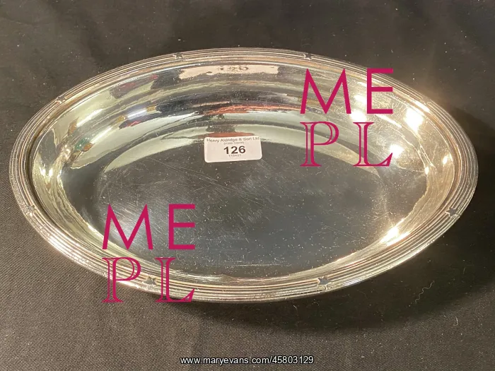 : White Star Line - Elkington silver plated serving dish : White Star Line - Elkington silver plated serving dish