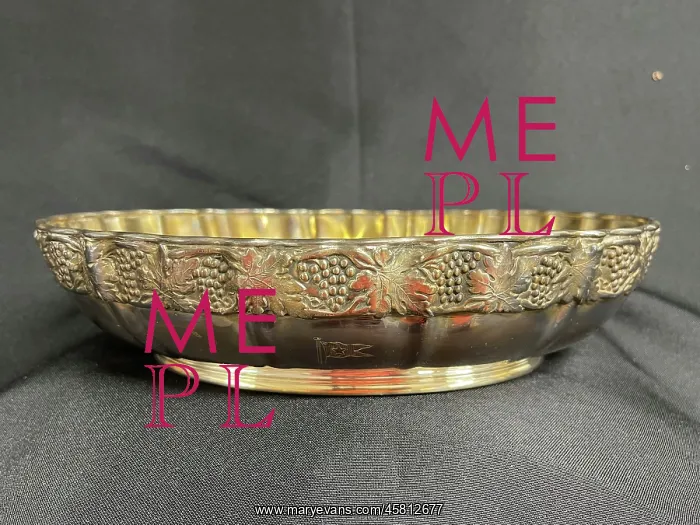 : White Star Line, First Class Elkington plate fruit bowl : White Star Line, First Class Elkington plate fruit bowl